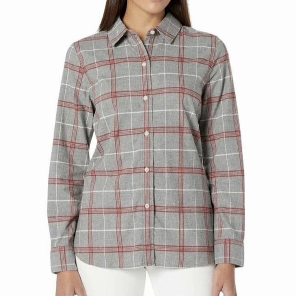 Faherty The Classic Flannel Button Down in Juliet Plaid Size Medium